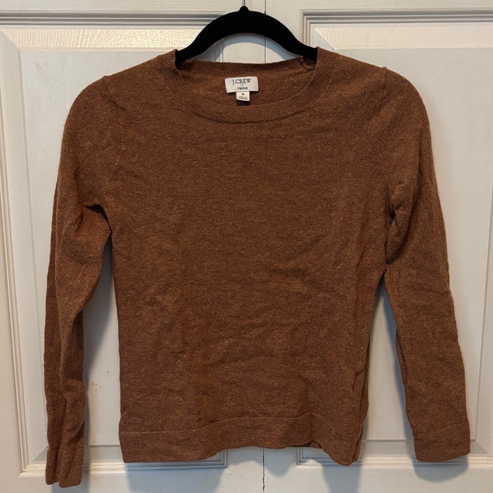 J. Crew Chestnut Knit Pullover